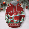 3D All Over Printed Christmas Truck Shirts