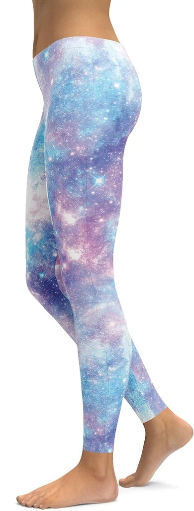 Awesome Hoodied - Pastel Galaxy Leggings - QK4006