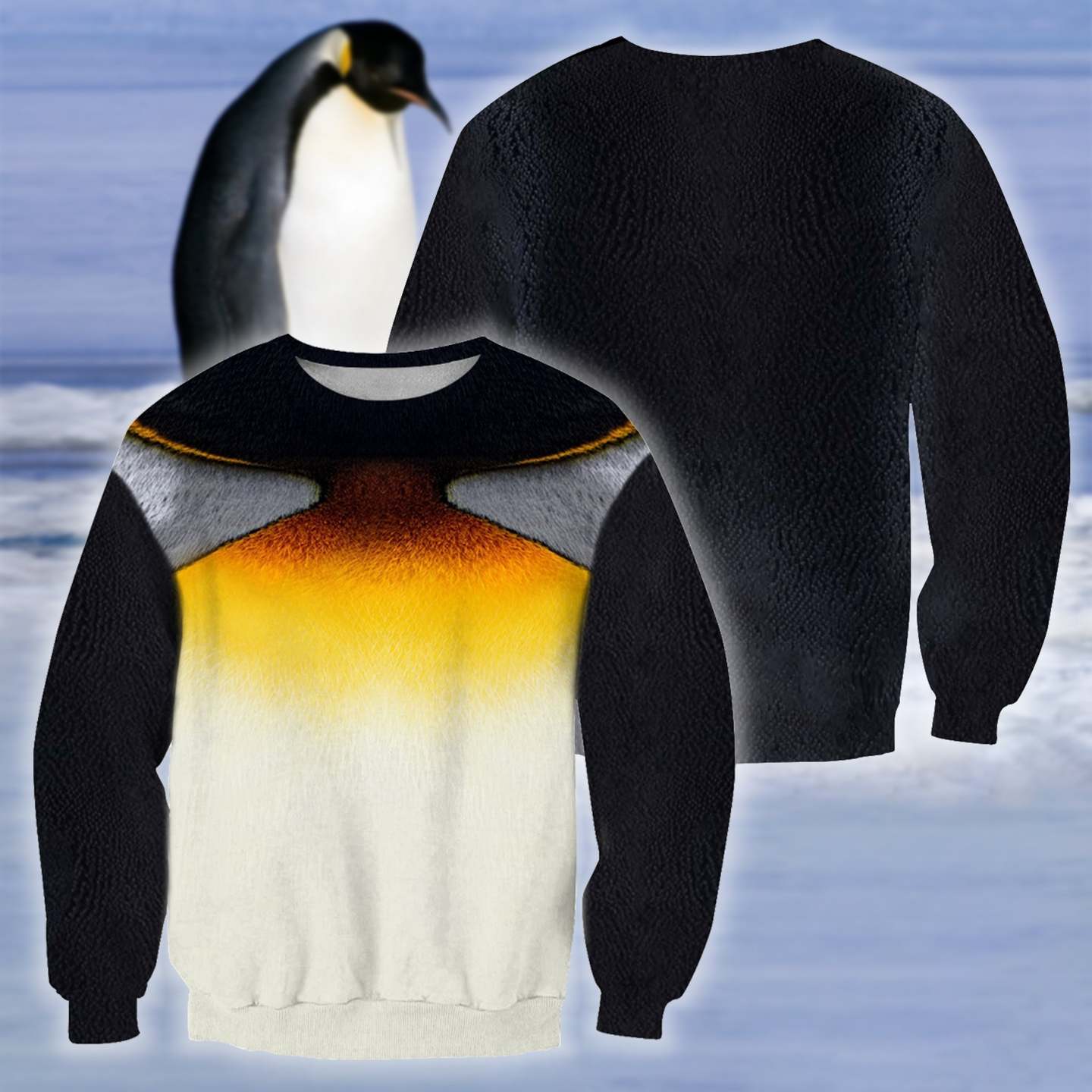 3D All Over Printed Penguins Cover