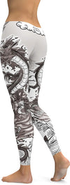 Awesome Hoodied - Tattooed Dragon Leggings - QK4004