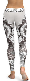 Awesome Hoodied - Tattooed Dragon Leggings - QK4004