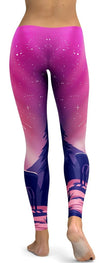 Awesome Hoodied - Pink Aurora - Northern Lights Leggings - QK4005