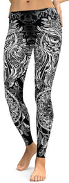 Awesome Hoodied - Ornamental Owl Leggings - QK4002