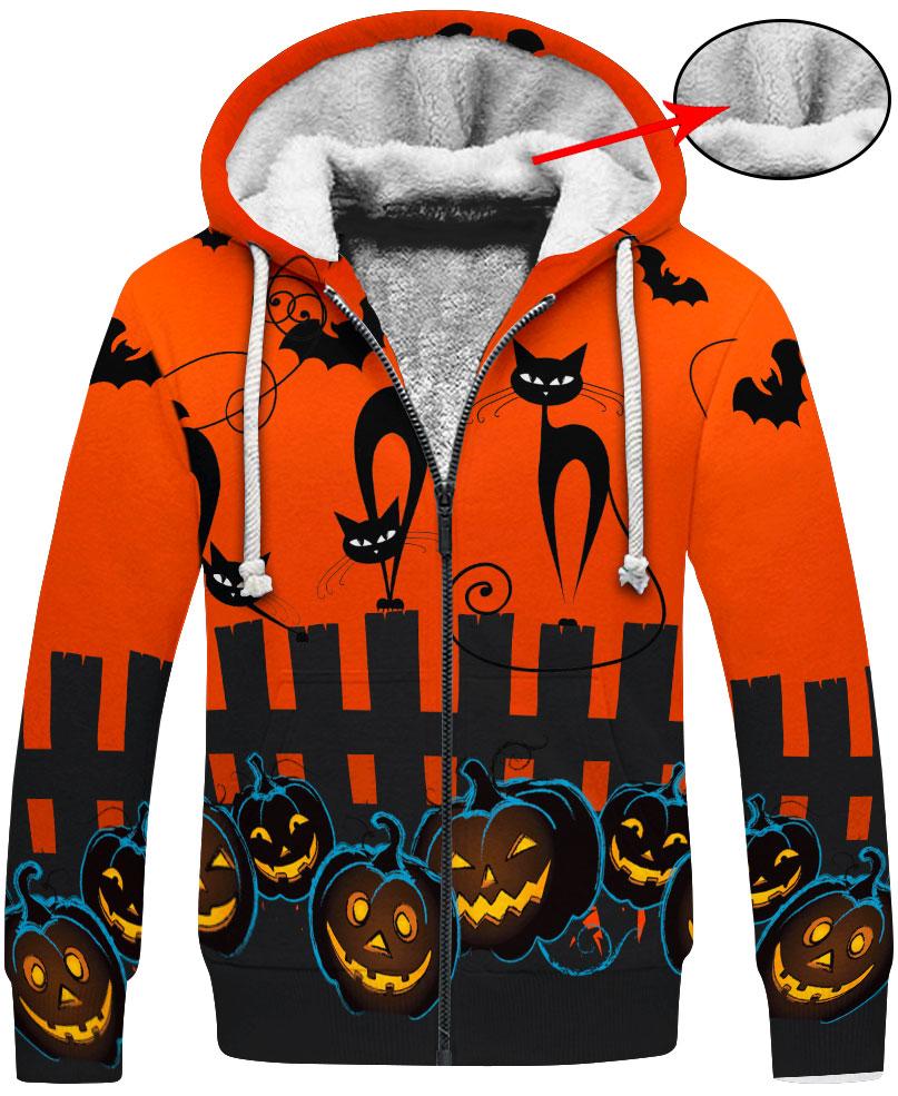 All Over Print Halloween for Men and Women, T-Shirt, Zip Hoodies, Sweatshirt HBC0093