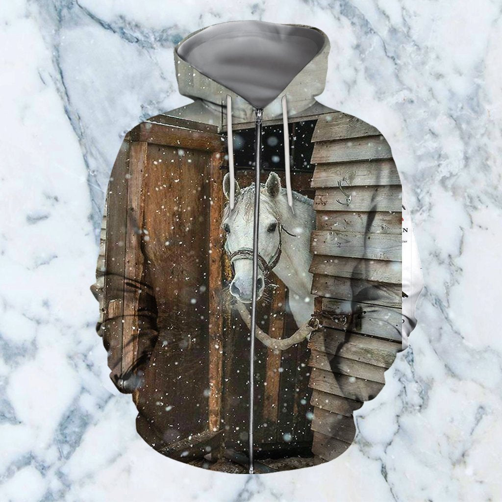 Awesome Hoodie Horse Christmas for Men and Women HBC344