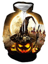 Awesome hoodie  All Over Printed Ericdress Color Block 3D Pullover Halloween - Costume Halloween for Men and Women TH067