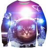 3D All Over Print AstroCat Men Hoodie