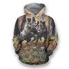 3D All Over Print  Animals Boar for Men and Women Hoodie-very cool