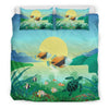 Awesome Hoodies - HUMUHUMUNUKUNUKUAPUA HAWAIIAN BEDDING - Cross Quilt Bedding QK30004