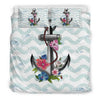 Awesome Hoodies - HIBISCUS BEDDING - Cross Quilt Bedding QK30009