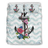 Awesome Hoodies - HIBISCUS BEDDING - Cross Quilt Bedding QK30009