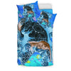 Awesome Hoodies - HAWAII BIG TURTLE BEDDING - Cross Quilt Bedding QK30007