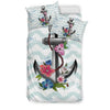 Awesome Hoodies - HIBISCUS BEDDING - Cross Quilt Bedding QK30009