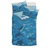 Awesome Hoodies - DOLPHINS BEDDING - Cross Quilt Bedding QK30006