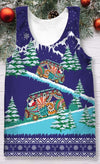 Awesome hoodie 3D ALL OVER PRINT CHRISTMAS BUS HOODIE for Men and Women Hoodie QK0039