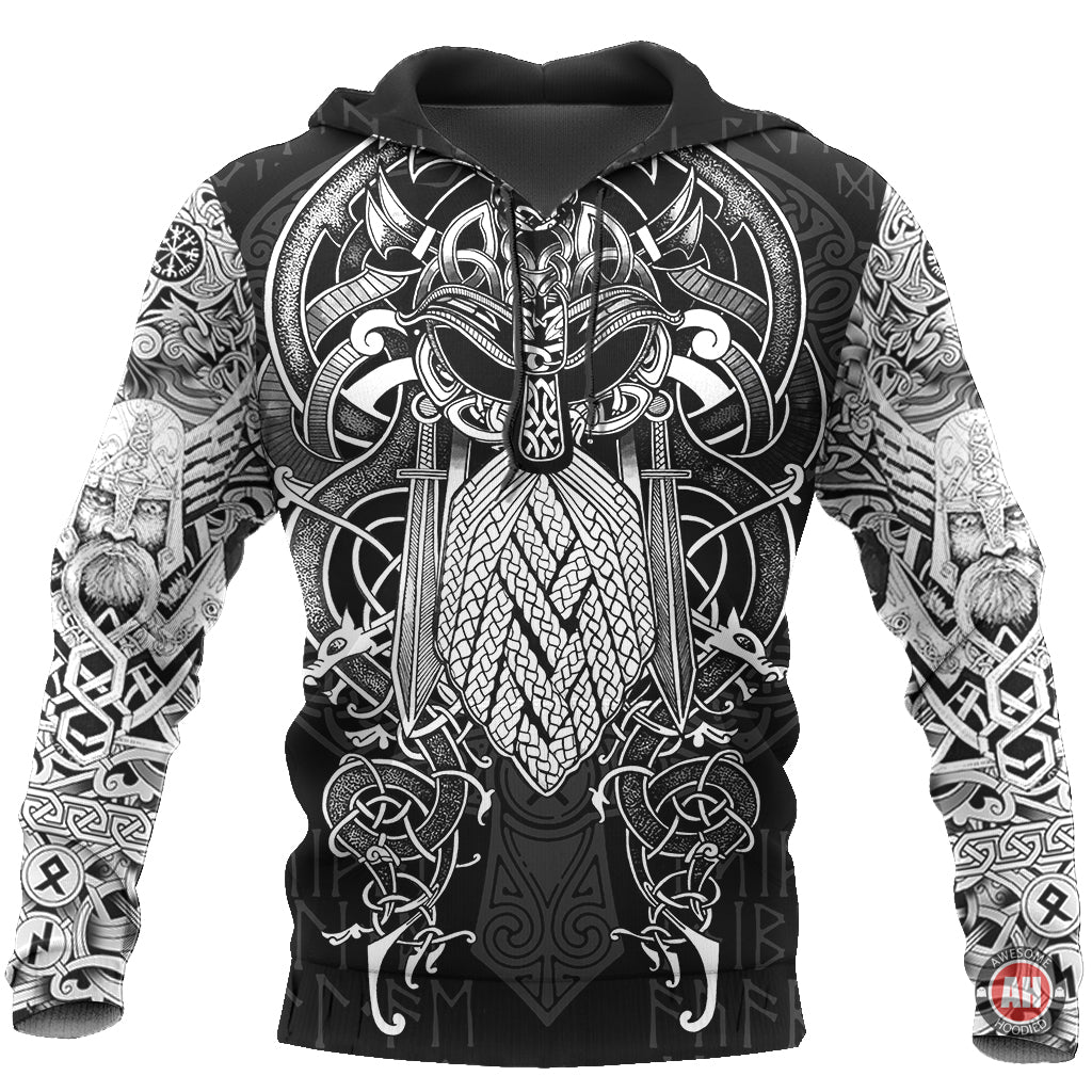 3D All Over Print  Viking Odin HOODIES for Men and Women, T-Shirt, Zip Hoodies, Sweatshirt HBC0016