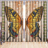 Awesome hoodied Butterfly Printed 3D Grommet Window Curtains HD47