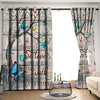 Awesome hoodied Butterfly Printed 3D Grommet Window Curtains HD48