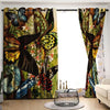 Awesome hoodied Butterfly Printed 3D Grommet Window Curtains HD49