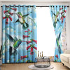 Awesome hoodied Hummingbirds Printed 3D Grommet Window Curtains HD42