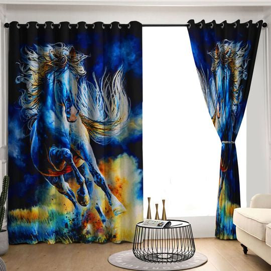 Awesome hoodied Pattern All Printed 3D Grommet Window Curtains - HD20