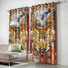 Awesome hoodied Pattern Chiefs All Printed 3D Grommet Window Curtains- HD93