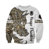 3D All Over Print  Animals  Boar Hunter for Men and Women Hoodie, T-Shirt, Zip Hoodies, Sweatshirt VN0011