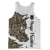 3D All Over Print  Animals  Boar Hunter for Men and Women Hoodie, T-Shirt, Zip Hoodies, Sweatshirt VN0011