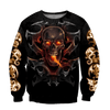 Awesome Hoodied 3D All Over Printer Dragon Dungeon  Skullcap Black  HD032