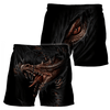 Awesome Hoodied 3D Tattoo Dungeon Dragon  Black - Full Size  HD016