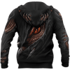 Awesome Hoodied 3D Tattoo Dungeon Dragon  Black - Full Size  HD016