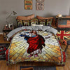Awesome Hoodies - JESUS QUILT BEDDING - Cross Quilt Bedding QK31015