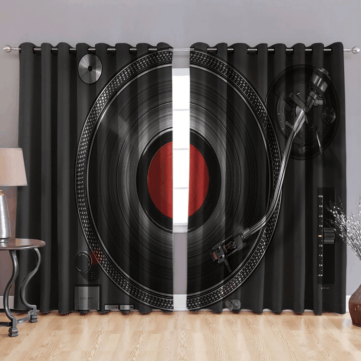 Awesome hoodied DJ Printed 3D Grommet Window Curtains HD75