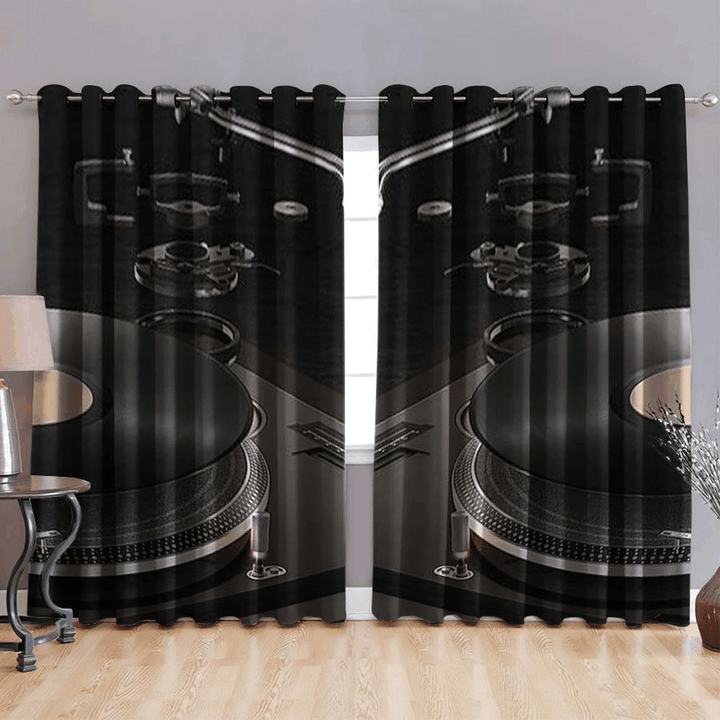 Awesome hoodied DJ Printed 3D Grommet Window Curtains HD78