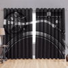 Awesome hoodied DJ Printed 3D Grommet Window Curtains HD77