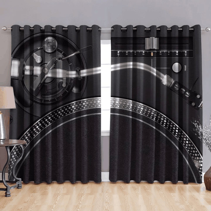 Awesome hoodied DJ Printed 3D Grommet Window Curtains HD77
