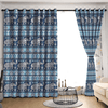 Awesome hoodied Colorful Elephant Pattern Printed 3D Grommet Window Curtains - HB00097