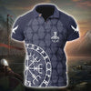 Awesome Hoodie Viking Odin&#39;s Valknut - Customize Name 3D All Over Print Polo Shirt DC098