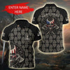Awesome Hoodie Viking Odin&#39;s Valknut - Customize Name 3D All Over Print Polo Shirt DC098