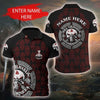Awesome Hoodie Viking Odin&#39;s Valknut - Customize Name 3D All Over Print Polo Shirt DC098