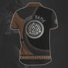 Awesome Hoodie Viking Odin&#39;s Valknut - Customize Name 3D All Over Print Polo Shirt DC098