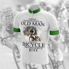 Awesome Hoodie Never Underestimate An Old Man July - Men&#39;s Cycling 3D All Over Print Jersey DC096