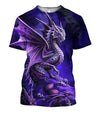 Awesome Hoodied 3D All Over Printer Mother Of  Dragon - Purple  HD029