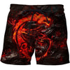 Awesome Hoodied 3D All Over Printer Mark Dragon Red  HD028