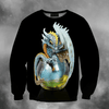 Awesome Hoodied 3D All Over Printer Hoodies Dragon  - Full Size  HD024
