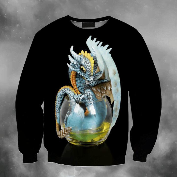 Awesome Hoodied 3D All Over Printer Hoodies Dragon  - Full Size  HD024