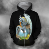 Awesome Hoodied 3D All Over Printer Hoodies Dragon  - Full Size  HD024