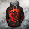 Awesome Hoodied 3D All Over Printer Mark Dragon Red  HD028