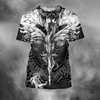 Awesome Hoodied 3D All Over Printer  Dragon Art Black for Men and Women HD004
