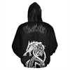 Awesome Hoodied 3D All Over Printer ViKing Tattoo Hoodei-Double Dragon for Men and Women HD002